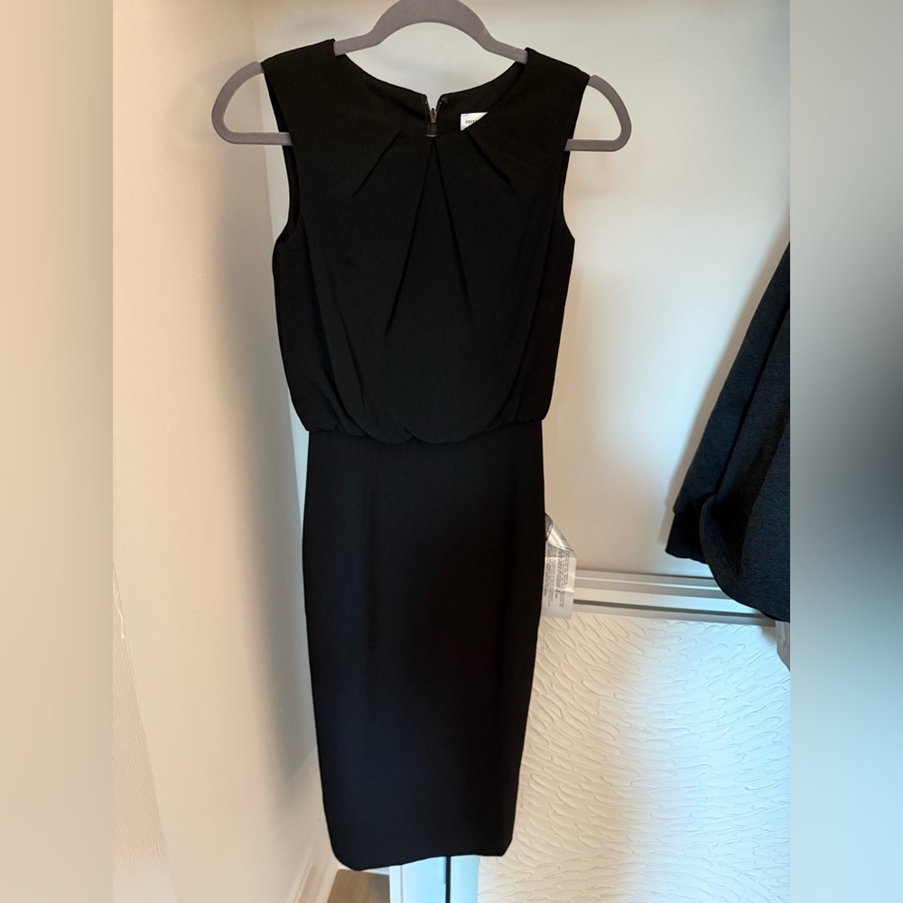 Black Amanda Sleeveless Sheath Dress NWT 2XS Dress the Population